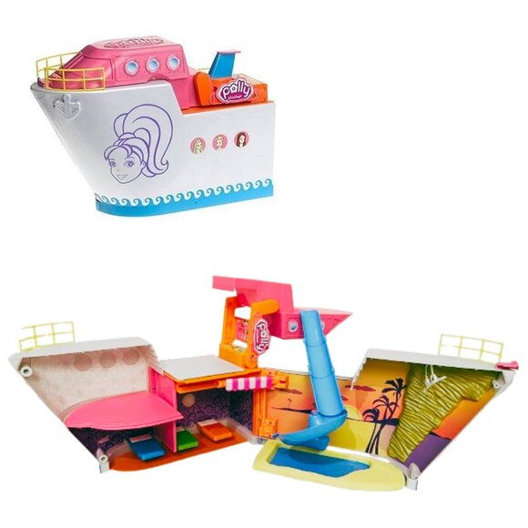 Polly Pocket! So Hip Cruise Ship Playset with 3 Dolls, Accessories and Box - Picture 3 of 16